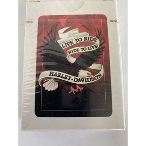Harley-Davidson Poker Size Playing Cards Live To Ride Ride To Live Made In USA